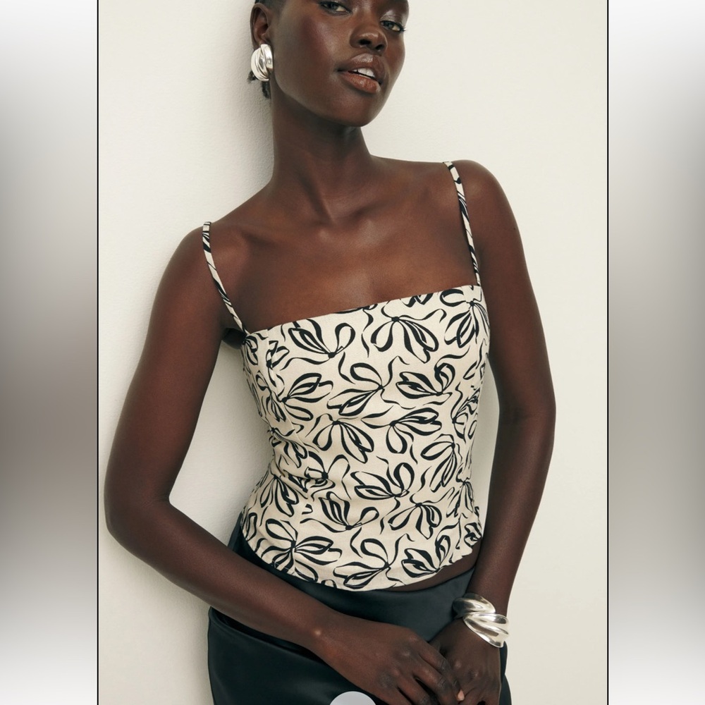 Reformation Overland Linen Top